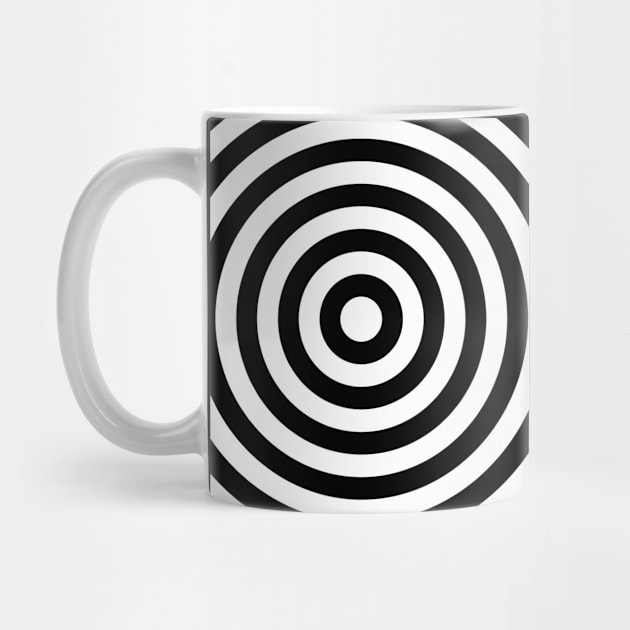 Bullseye (white print) by MarbitMonster